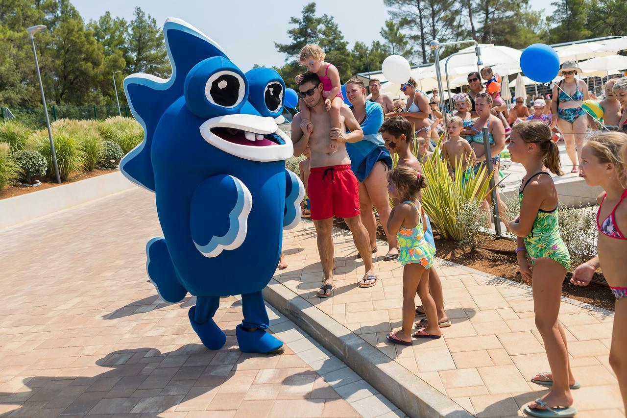 Mobile Homes Camping Santa Marina, Lanterna Tar-Vabriga Екстер'єр фото The mascot of the park, "Blue"